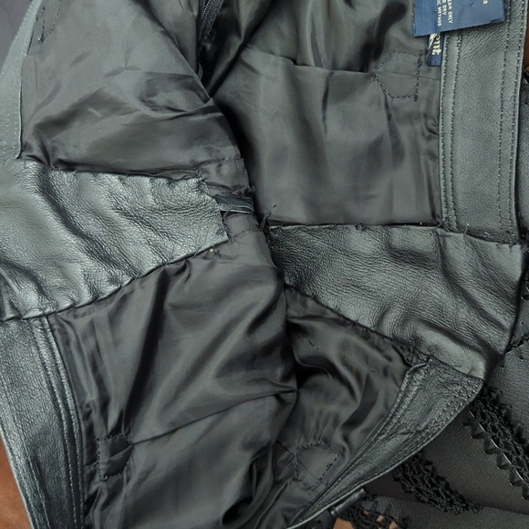 HP. Vintage Pig Leather Skirt - Picture 14 of 14